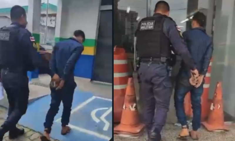 Vulgo ‘Atividade’ é preso acusado de ass4ssinatos e esqu4rtejamentos em Manaus; vídeo