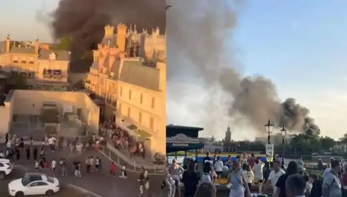 Sonho virou pesadelo: Parque da Disney pega fogo e crianças são retiradas às pressas; veja vídeo
