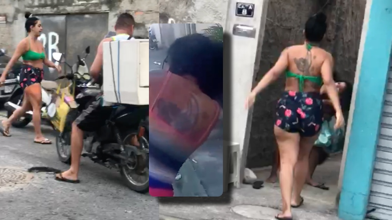 ‘Valentona’ que espancou mulher na frente de criança recebe surpresa dolorosa do próprio marido; veja vídeos
