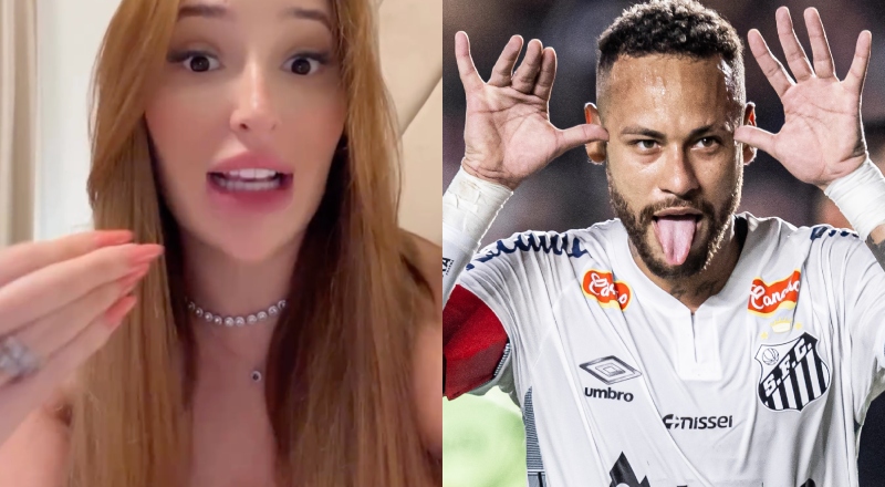 Grávida, “Ruiva do Job” é questionada se pedirá DNA a Neymar: “Eu jamais confundiria, me respeitem!”; veja vídeo