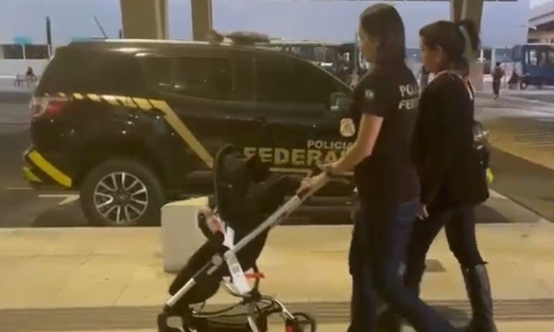 Polícia Federal resgata bebê brasileiro que foi vítima de tráfico humano internacional