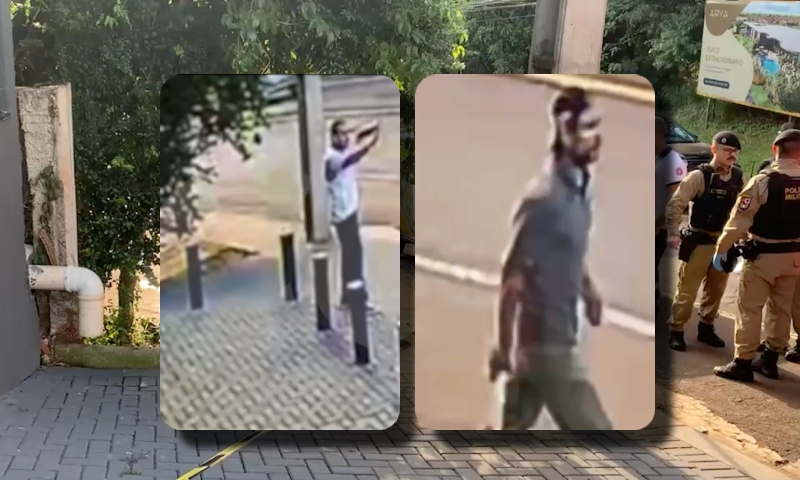 Tudo filmado: vídeo mostra momento em que homem é espancado até a morte na Rua Manaus; veja