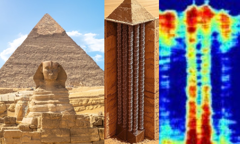 Descoberta de “estruturas subterrâneas” sob pirâmides do Egito divide cientistas; veja