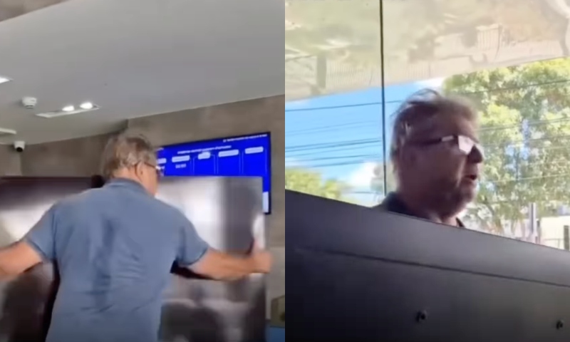 Cliente se revolta e quebra TV dentro de loja da Samsung: “uma porcaria!”; veja vídeo