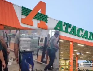 Bomba caseira explode dentro do Atacadão Cidade Nova; veja vídeo