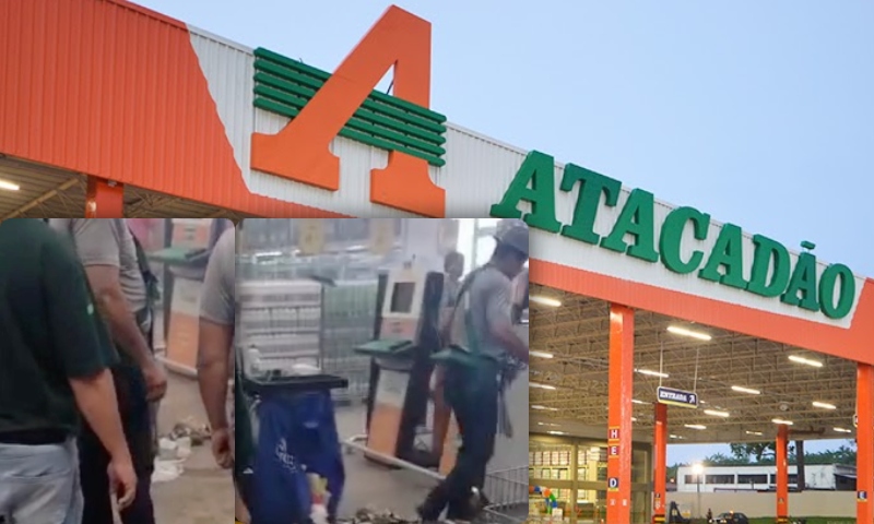 Bomba caseira explode dentro do Atacadão Cidade Nova; veja vídeo