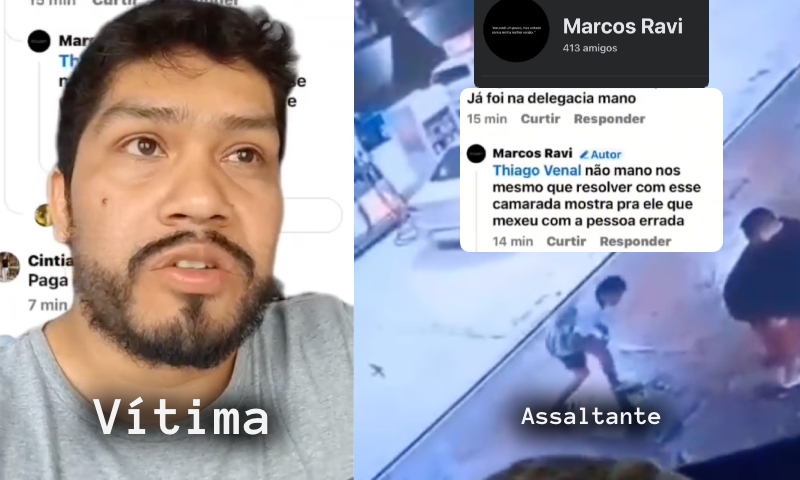 Piloto de aplicativo denuncia assaltante em Manaus que se passa por vítima em perfil fake; veja vídeo
