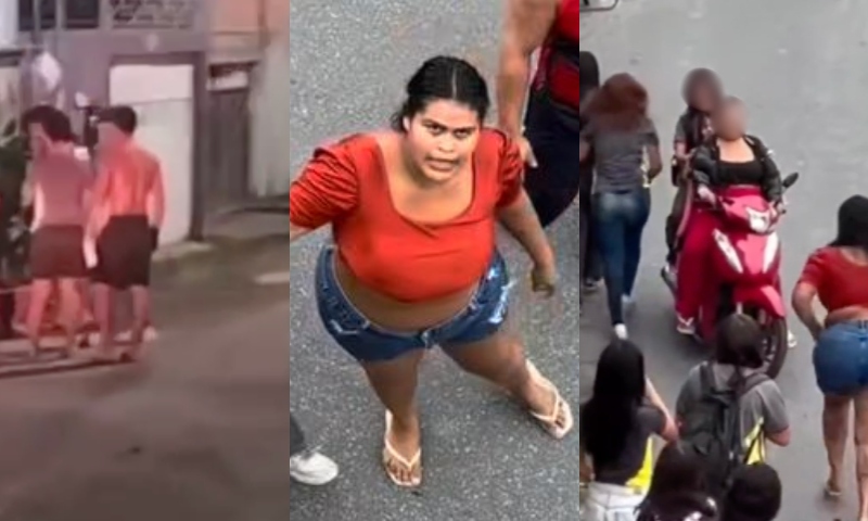 “Ela também tem mãe!”: mulher que foi filmada agredindo adolescente recebe lição em Manaus; veja vídeo