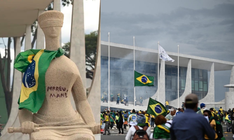 Além de Débora, STF decide que mais 11 presos dos atos de 8 de Janeiro deixem a prisão