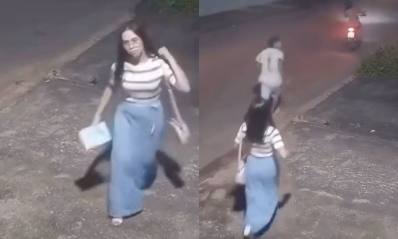 “Armada com a fé”: jovem com bíblia na mão reage a assalto e bota bandido para correr; veja vídeo