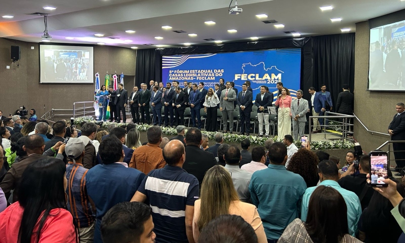 Feclam 2025: Vereadores do interior e deputados estaduais se reúnem na ALEAM para discutir sustentabilidade no Amazonas