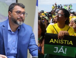 Governador Wilson Lima aceita convite de Jair Bolsonaro e diz que irá para SP participar do ato em favor da Anistia; veja