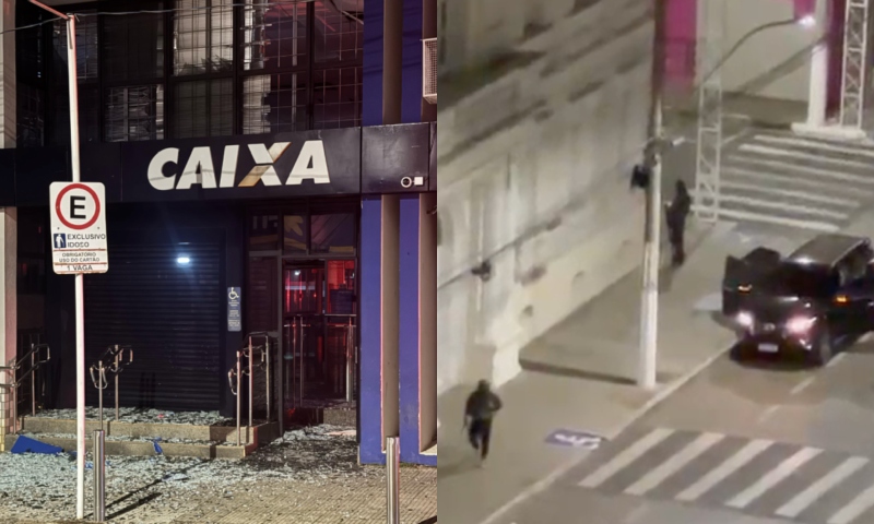 Quadrilha ataca agência de banco e sede da PM em Minas Gerais: “novo cangaço”; veja vídeos