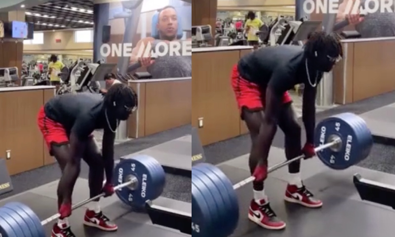 Perigo na academia: influencer tenta levantar peso demais e o pior acontece; veja vídeo