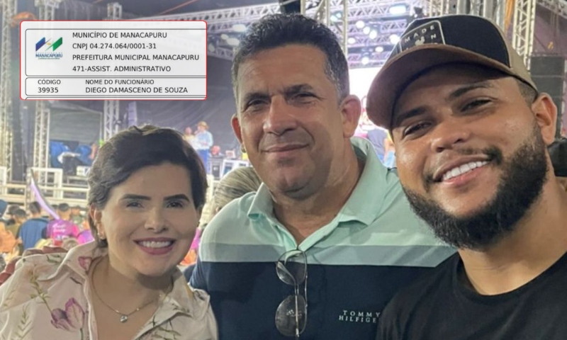 Cantor que espancou ex em Manaus é acusado de ser funcionário fantasma na gestão de Beto D’Ângelo em Manacapuru