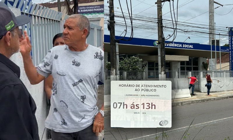 Aposentados enfrentam descaso e humilhação ao serem impedidos de entrar no INSS da Cidade Nova; veja vídeo