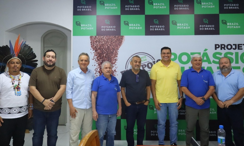Prefeito de Autazes, José Thomé, participa de apresentação do Projeto Potássio ao Presidente do TJAM