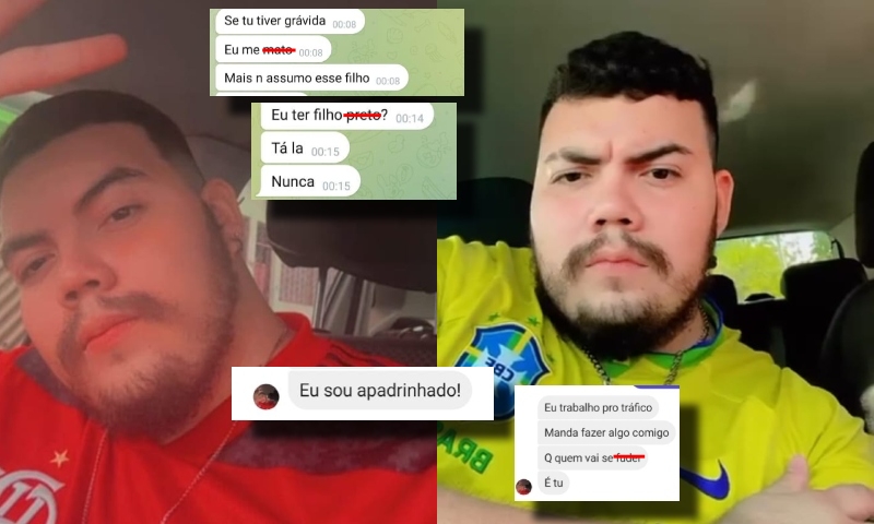 ‘Valentão’ que extorque e ameaça mulheres em Manaus desafia a polícia: “Tudo bando de inútil”; veja vídeo