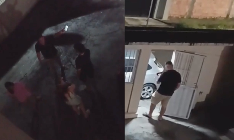 “Socorro, peguem a neném por favor!!”, grita mulher enquanto apanha do marido com bebê no colo em Manacapuru; veja vídeo
