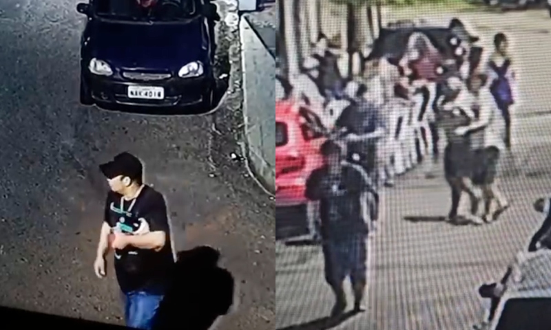 Vídeo mostra momento em que homem é morto a facadas durante briga de bar em Manaus; veja