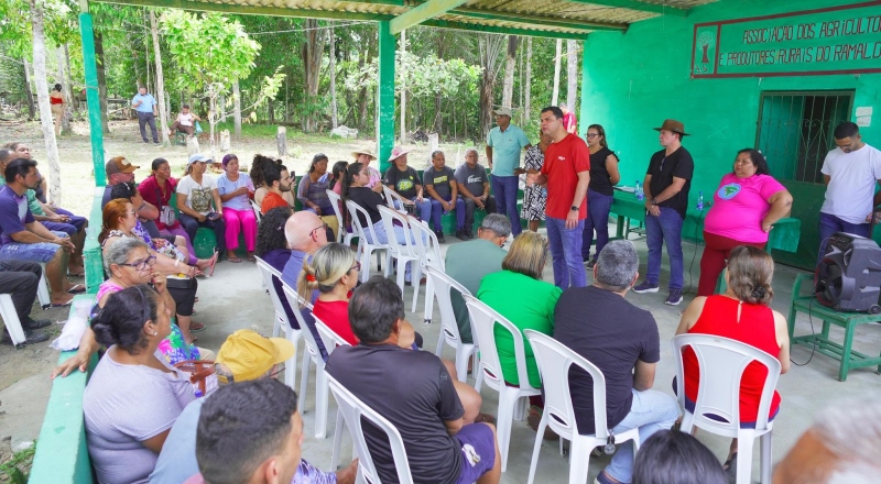 Saullo Vianna visita produtores rurais do Ramal do Uberê e anuncia primeira ação de cidadania na zona rural