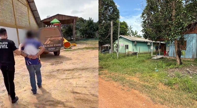 Professor é preso suspeito de abusar e filmar alunas dentro de escola no AM; veja vídeo