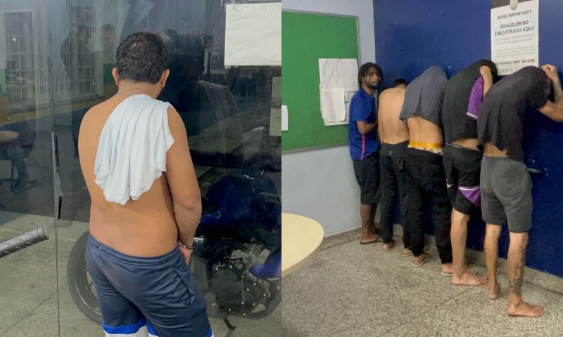 Após denúncia anônima da população, PM prende seis ‘boqueiros’ em Manaus; veja vídeo
