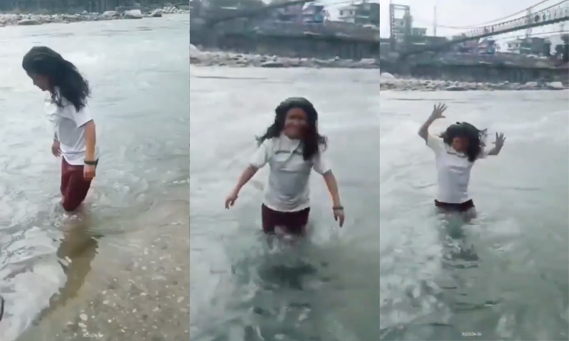 “Mamãe”: mulher morre afogada na frente da filha enquanto gravava vídeo para as redes sociais; veja