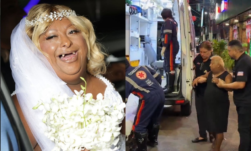 Patixa Teló passa mal e sai de SAMU da Praça do Eldorado em Manaus; veja vídeo