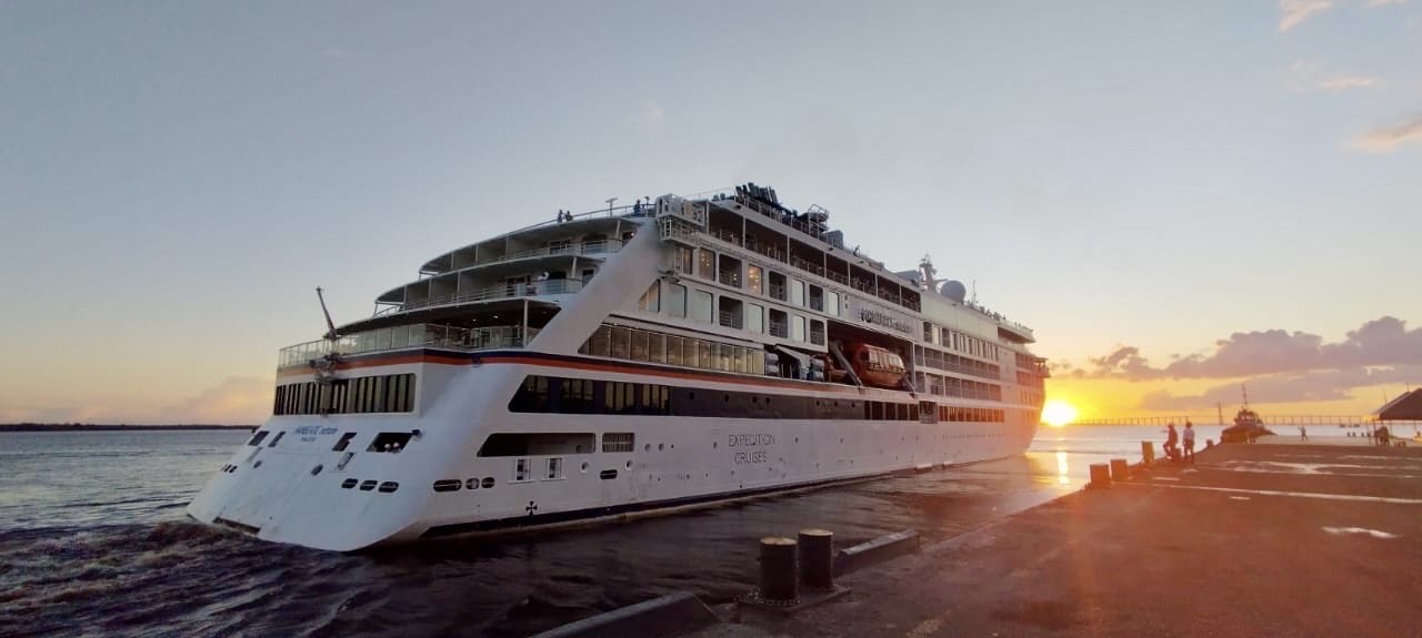 Manaus recebe navio Hanseatic Nature e reforça potencial turístico de mais de R$ 7 milhões