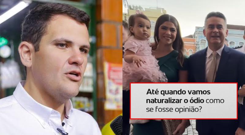 Vice-prefeito, Renato Júnior, repudia ameaças à neta de David Almeida: “Nem uma criança foi poupada!”