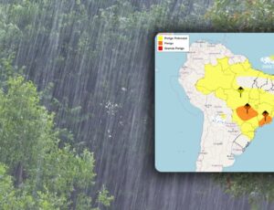 Inmet emite alerta de ‘chuvas intensas’ neste Sábado de Aleluia na maior parte do Brasil; veja