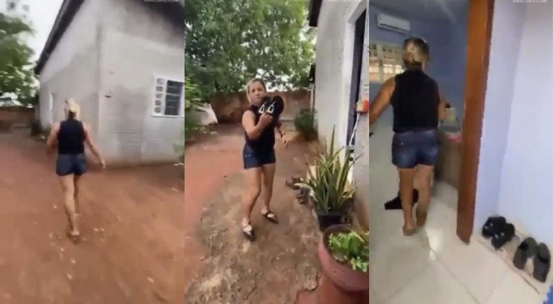 Mulher quebra tudo após flagrar marido no maior love com ‘coroa’ em sua própria cama; veja vídeo