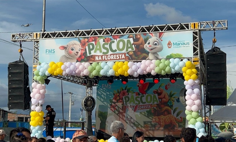 Páscoa na Floresta” leva alegria e cultura a famílias em Manaus neste domingo