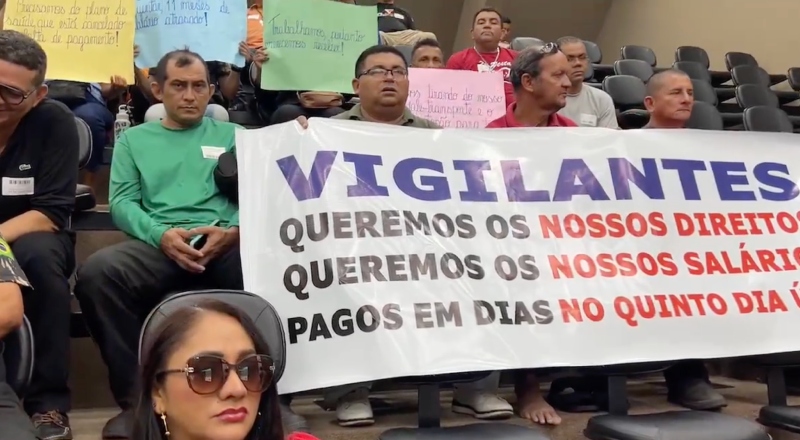 “Somos invisíveis”: trabalhadores da saúde protestam por salários atrasados na Aleam