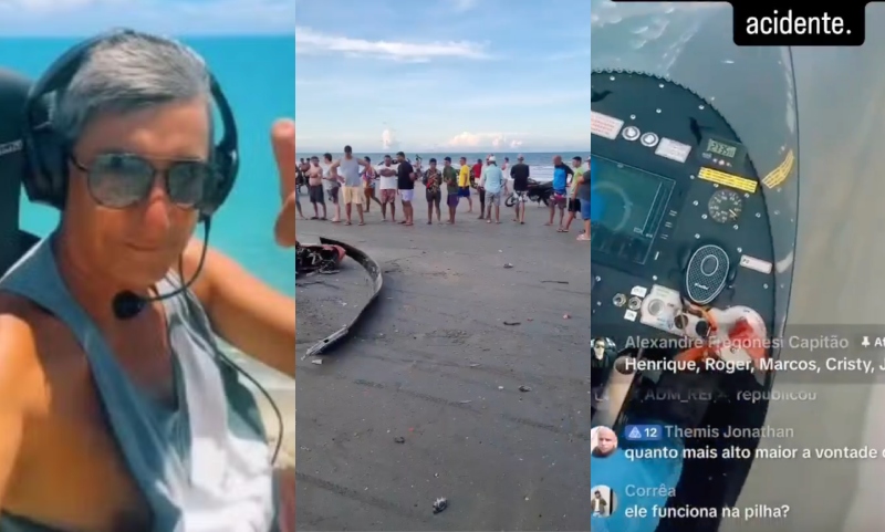 “Arrancou a cabeça”: piloto e passageiro faziam live quando morreram em acidente de girocóptero; veja vídeo