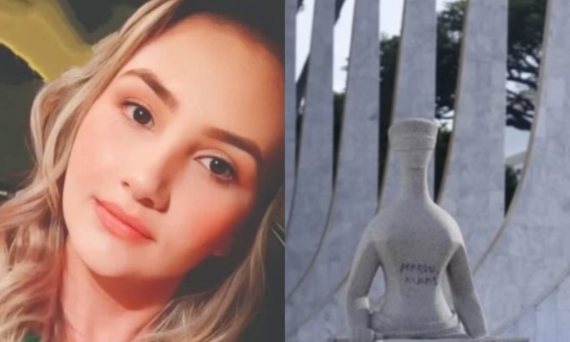 STF volta a julgar nesta sexta-feira (25) Débora Rodrigues, que pichou “perdeu, mané” em estátua