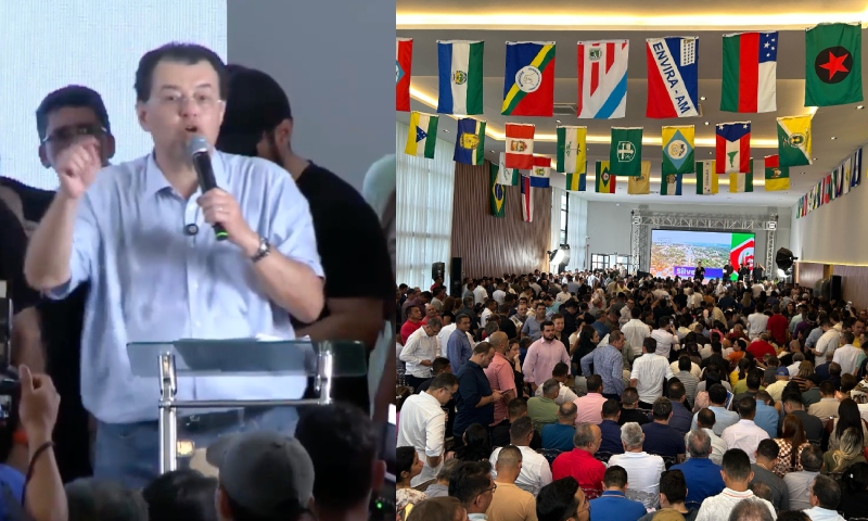 Senador Eduardo Braga lota evento “Amazonas Forte de Novo” com lideranças da capital e interior; veja vídeo