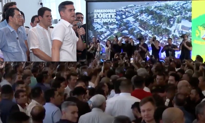 “O Eduardo Braga salvou a Zona Franca de Manaus”, diz David Almeida; veja vídeo