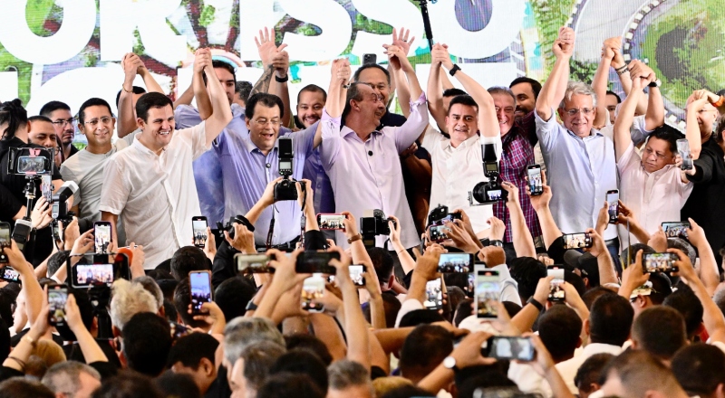 David Almeida, Eduardo Braga e Omar Aziz lançam movimento ‘Amazonas Forte de Novo’ com união histórica de lideranças