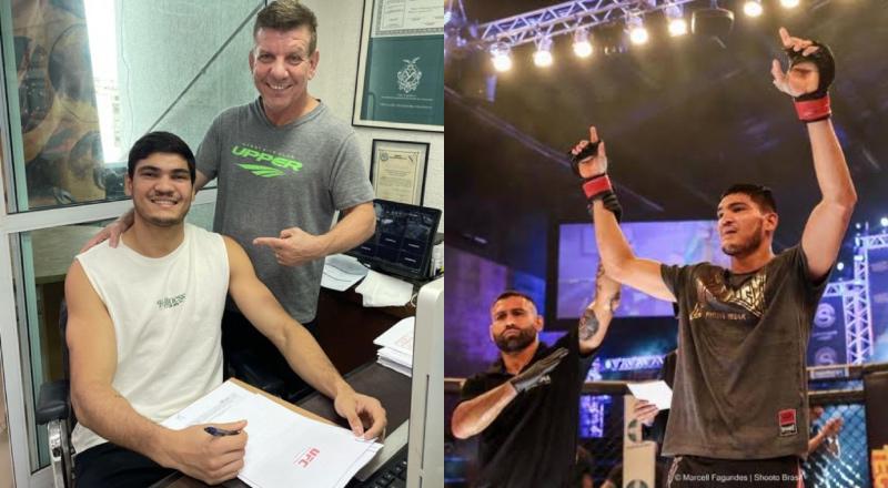 Manauara “Canela” assina com o UFC e se torna o amazonense mais jovem a chegar à elite do MMA