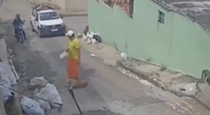 Motorista da Amazonas Energia atropela cachorro e foge sem prestar socorro em Manaus; veja vídeo