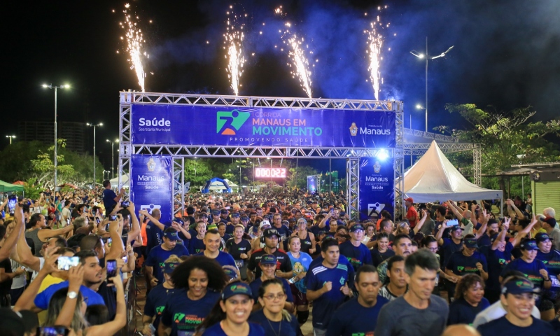 Prefeitura abre inscrições para a corrida ‘Manaus em Movimento’ nesta segunda-feira (28)