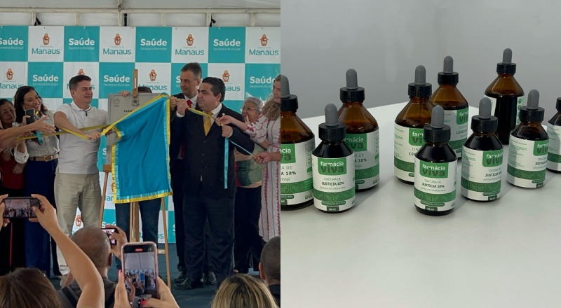 Prefeito David Almeida inaugura ‘Farmácia Viva’ com fitoterápicos para usuários do SUS
