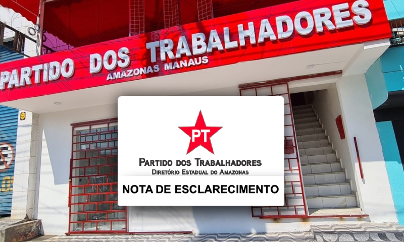 PT-AM se manifesta após decisão do TRE-AM sobre multa por contas desaprovadas; veja nota