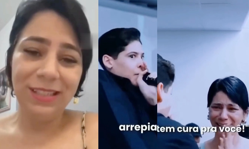 Mulher desmente ‘Pastor Mirim’ e diz que ele não a curou do câncer: “Somente Deus pode curar”; veja vídeo