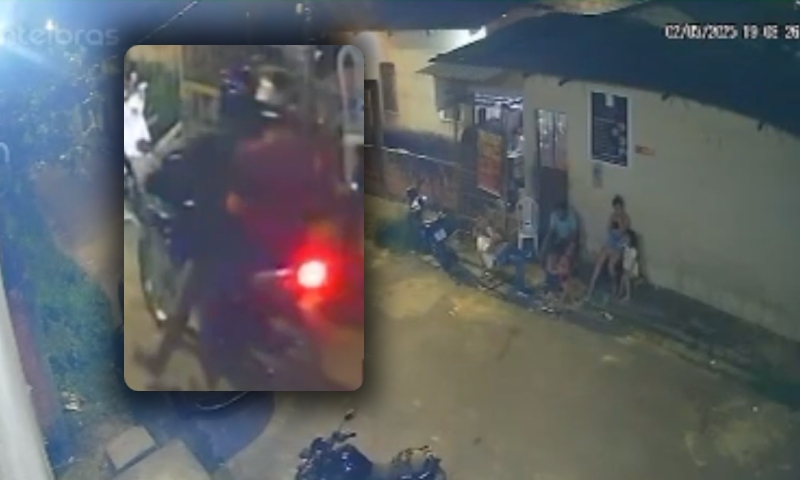 Assaltantes em moto sem placa ‘tocam o terror’ no bairro Cidade Nova; veja vídeo