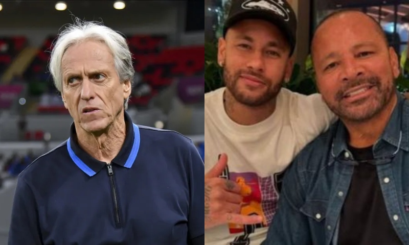 CBF vetou Jorge Jesus após conversa com pai de Neymar, diz site