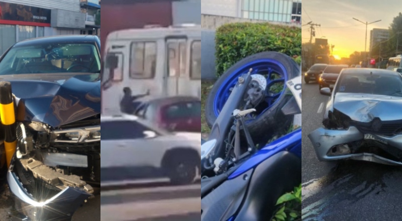 Embriaguez e imprudência: Manaus registra quatro acidentes de trânsito em poucas horas nesta segunda-feira (5)