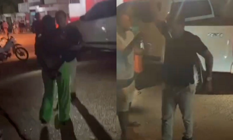 Comandante da PM de Novo Aripuanã é preso por agredir trabalhadora que se recusou a vender fiado; veja vídeo